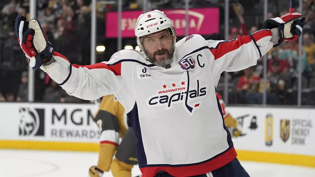 How close is Alex Ovechkin to Wayne Gretzky's NHL career goals record?