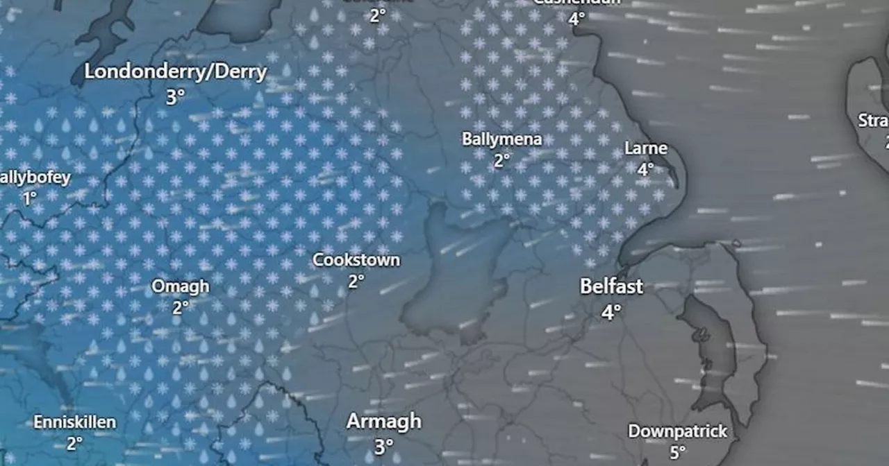 NI snow tracker live as weather warning issued by Met Office