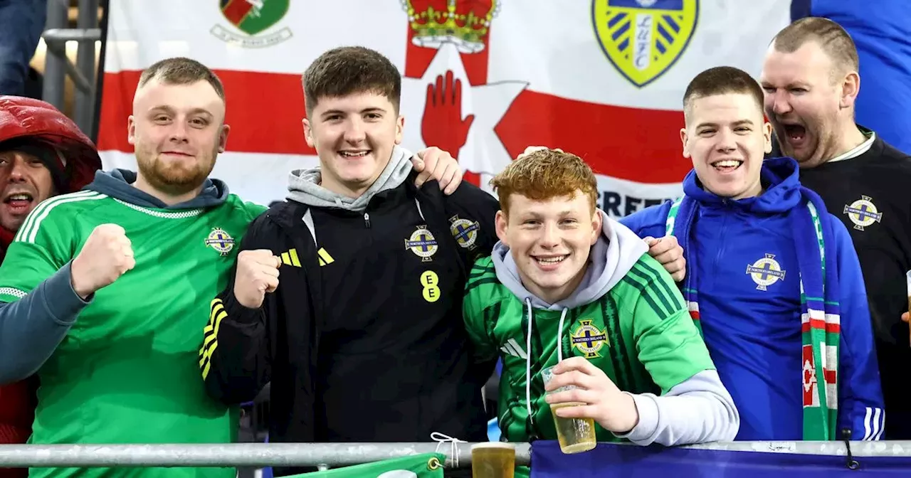 Photos: NI fans pictured at Nations League clash in Luxembourg