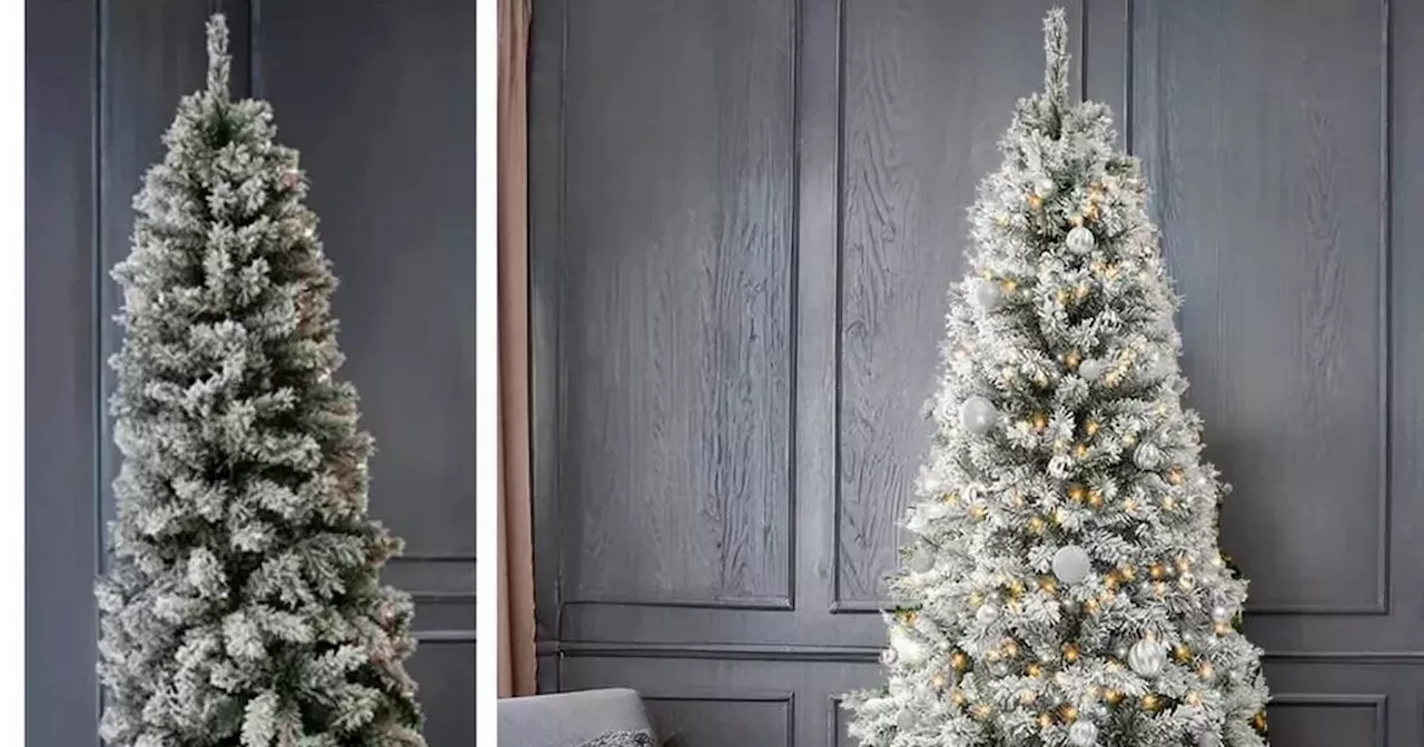 Stunning half Christmas tree 'ideal for small spaces' now better than half-price