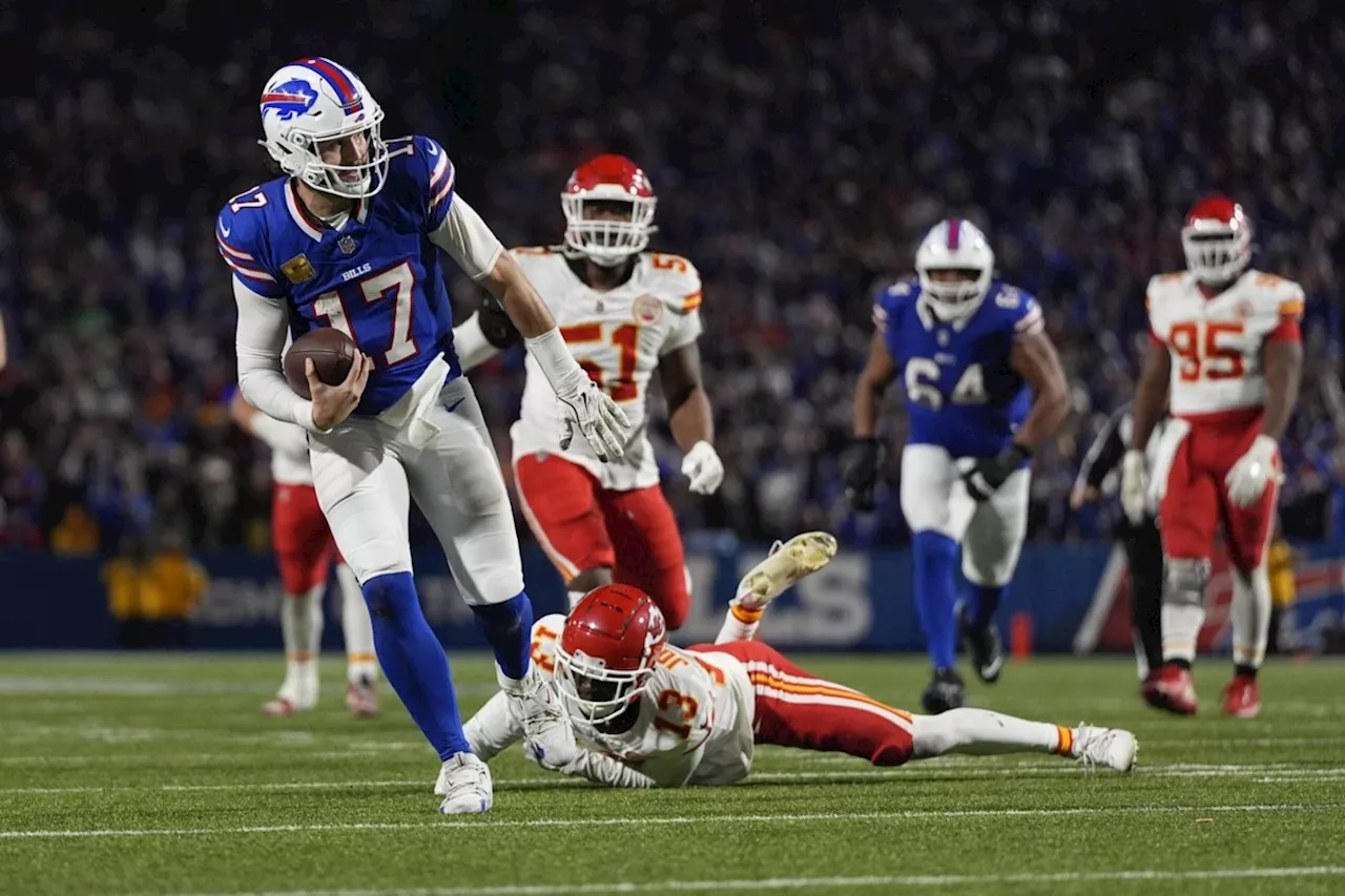 Josh Allen's 26-yard run seals Bills' 30-21 win over KC and ends Chiefs' bid for a perfect season