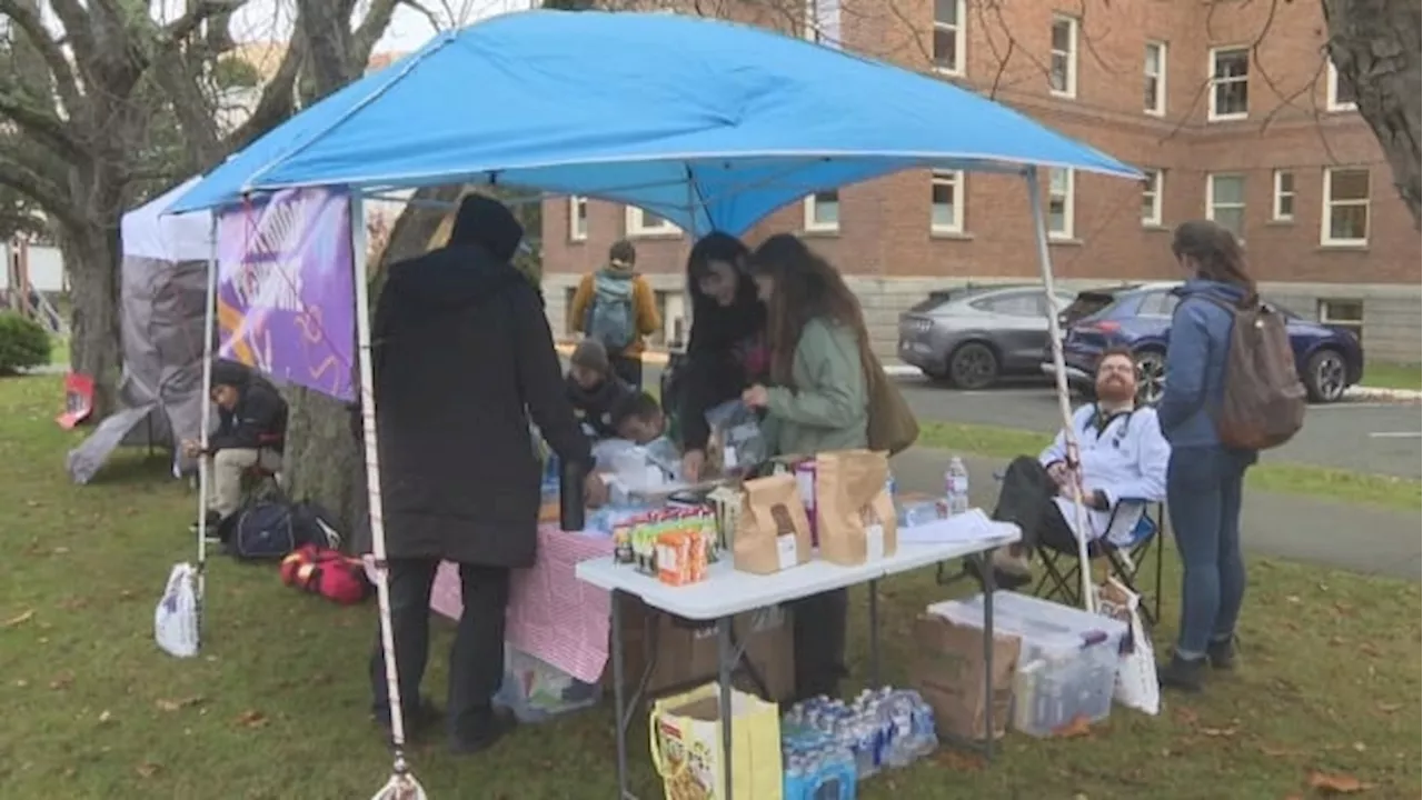 Doctors met by security as they set up unsanctioned overdose prevention sites at Vancouver Island hospitals