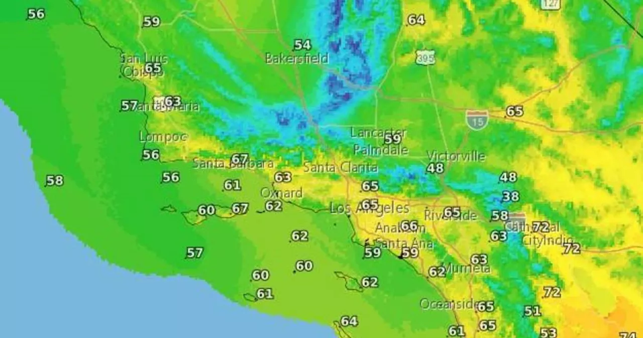 Southern California frost advisories give way to wind warnings Monday