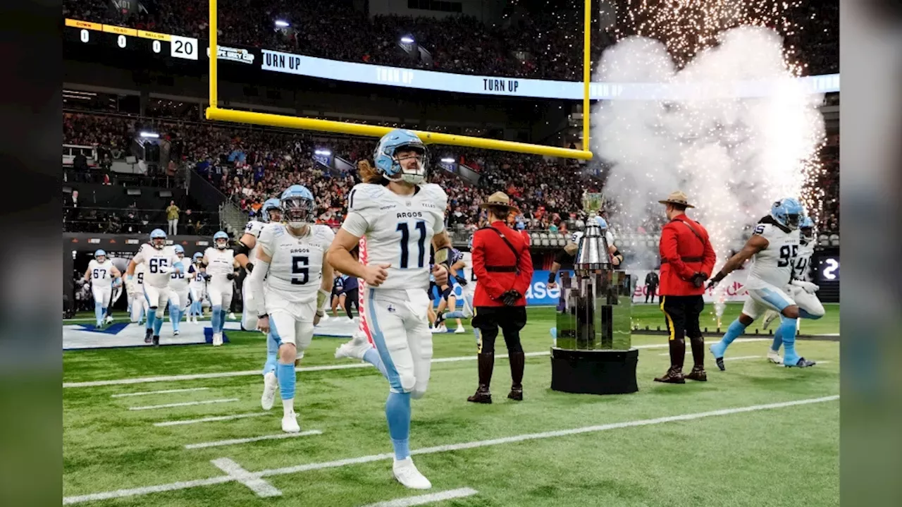 Toronto Argonauts, Winnipeg Blue Bombers begin battle as 111th Grey Cup kicks off Canada