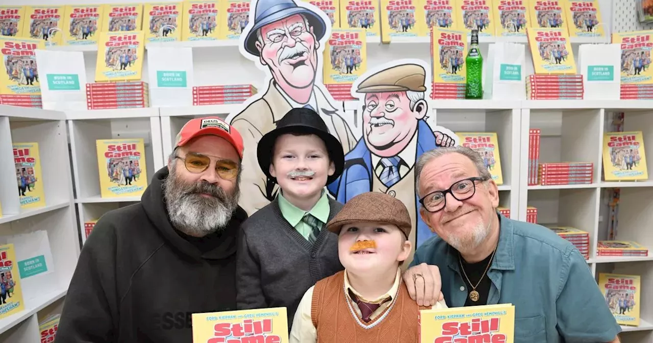 Still Game favourites Jack and Victor don't 'hing aboot' with book singing