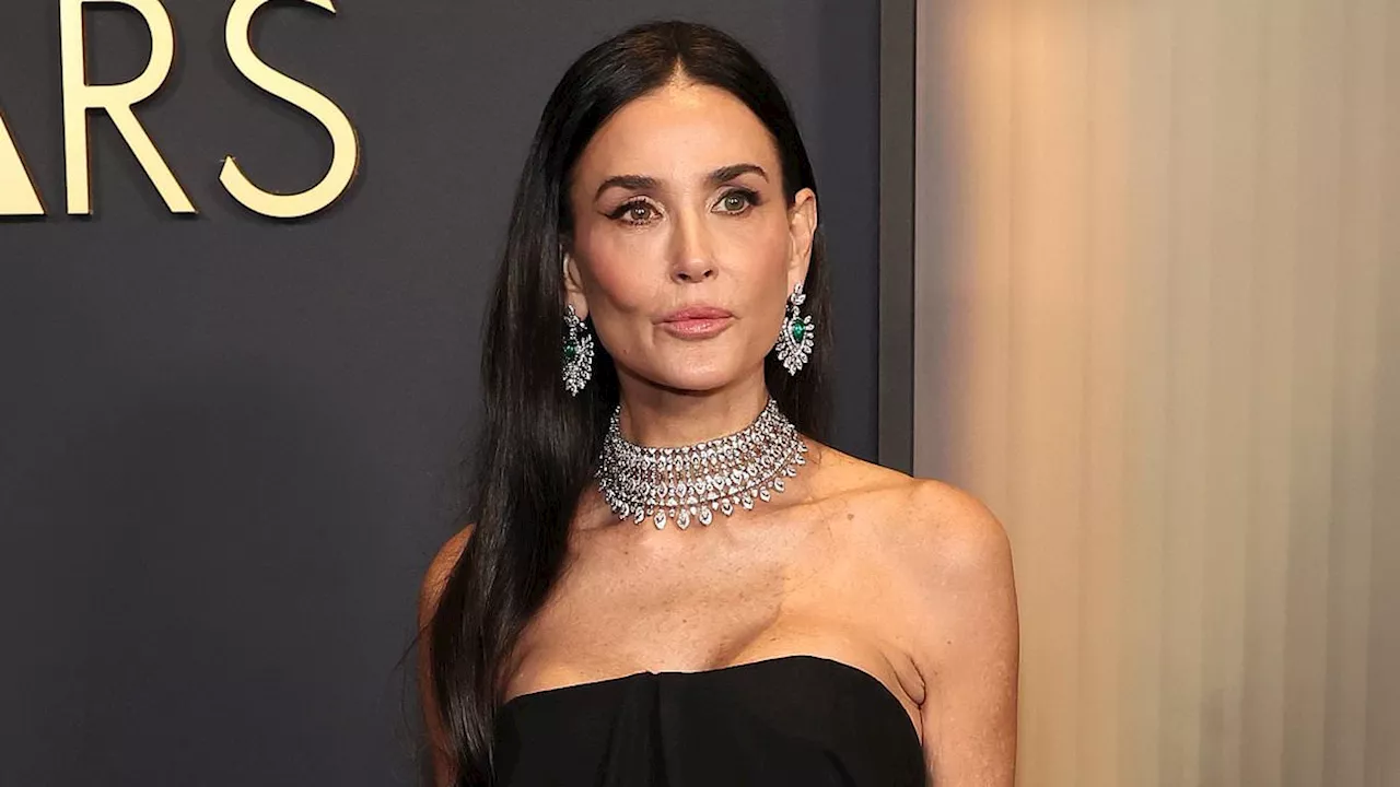 Demi Moore puts the sex in sexagenarian at Governors Awards 2024 after saggy selfie jump scare