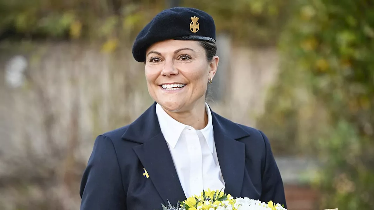 Crown Princess Victoria of Sweden dons sophisticated ensemble to celebrate 100th anniversary...