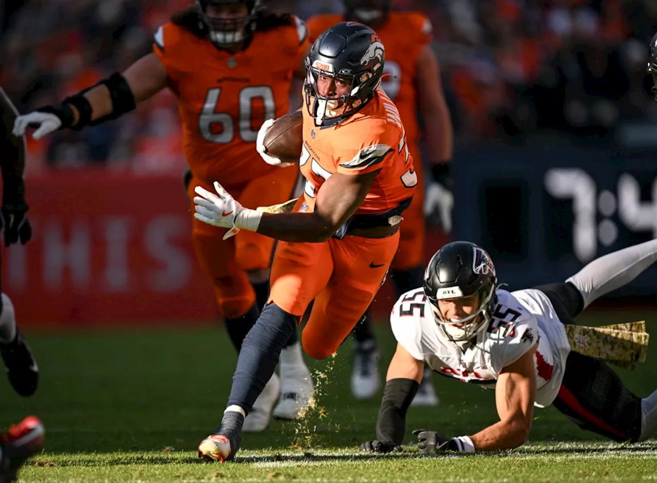 PHOTOS: Denver Broncos control Atlanta Falcons 38-6 in NFL Week 11