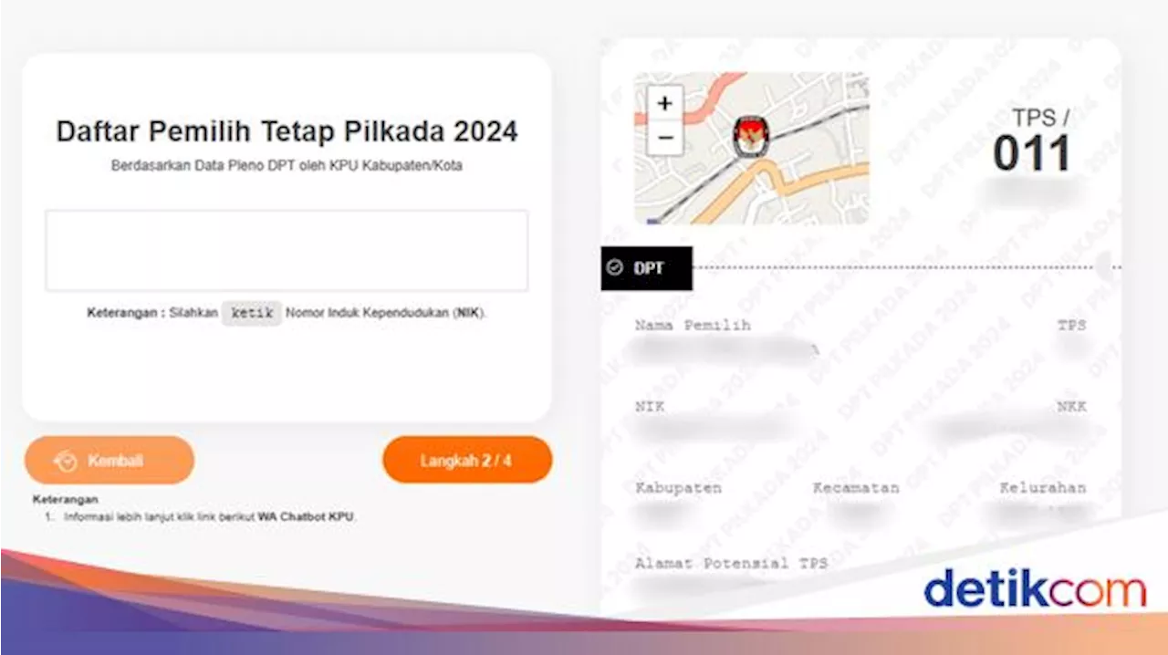 Cara Cek Nomor dan Lokasi TPS Pilkada 2024, Jangan Sampai Keliru!