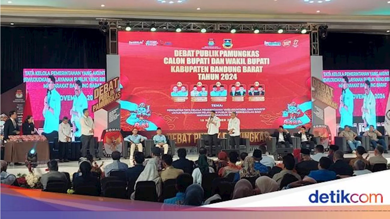 Debat Publik Pamungkas Pilbup Bandung Barat Dinilai Monoton