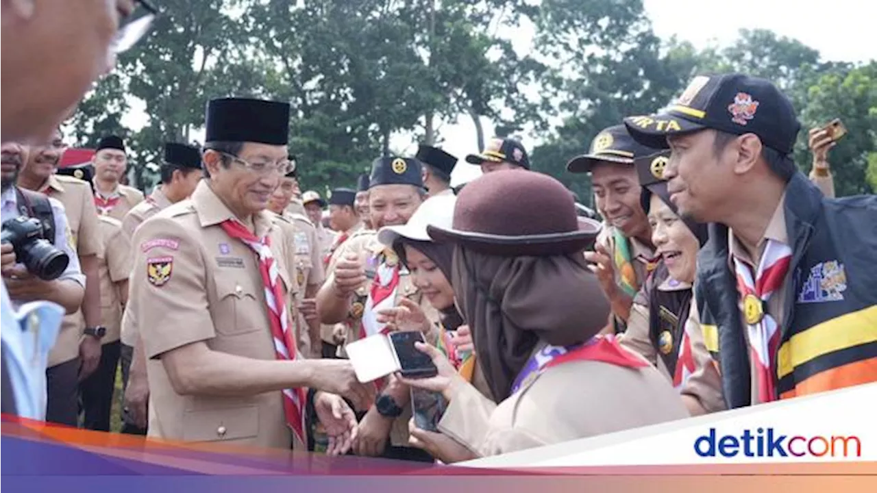 Menag Dorong Gerakan Kepramukaan Madrasah, Ingin Cetak Generasi Adaptif & Kreatif