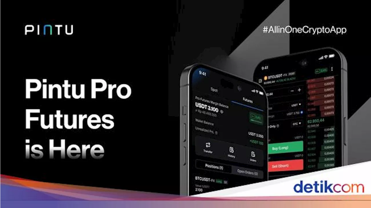 PINTU Luncurkan Pintu Pro Futures, Hadirkan Perdagangan Derivatif Crypto