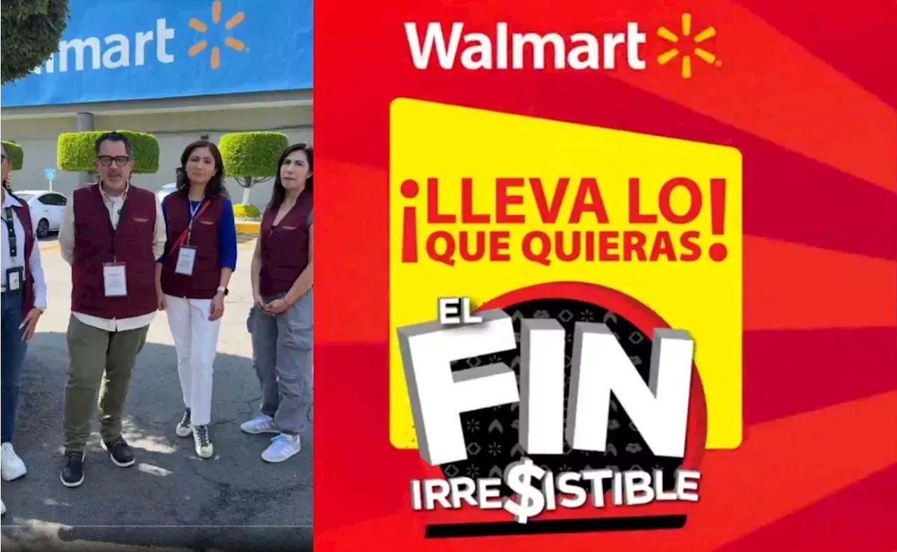 Profeco visita Walmart durante 'Fin Irresistible' por simular precios más caros para dar