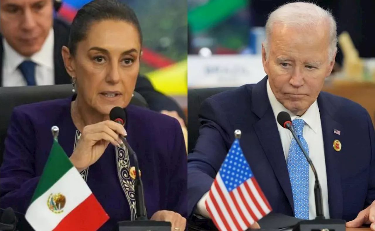 Sheinbaum podría sostener un 'saludo y plática' con Biden; encuentro durará cinco minutos