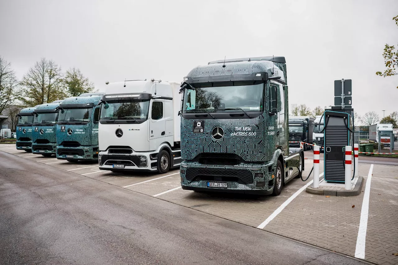 Daimler Truck eröffnet Lkw-Ladepark für Wörther Werkslogistik