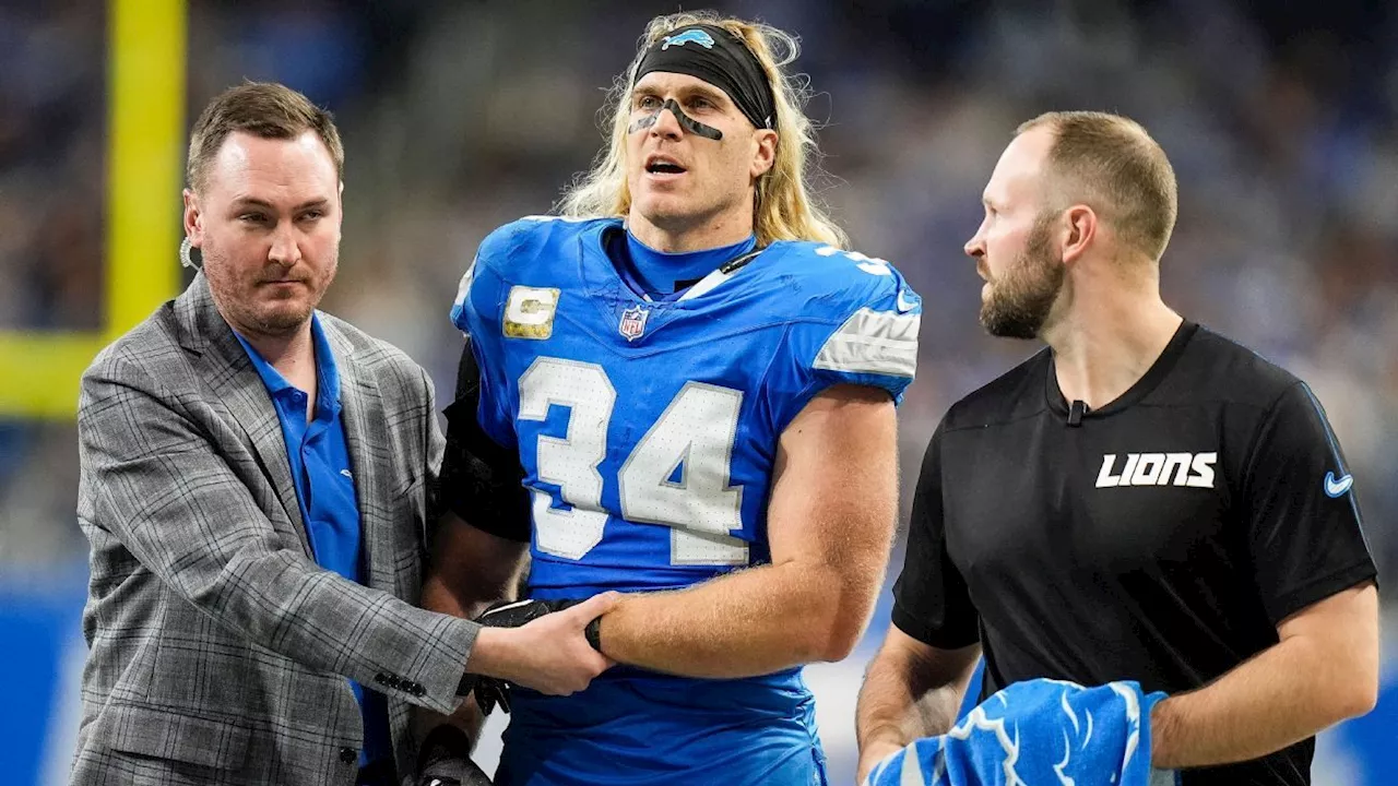 Lions win big but lose LB Alex Anzalone (forearm) for 6-8 weeks