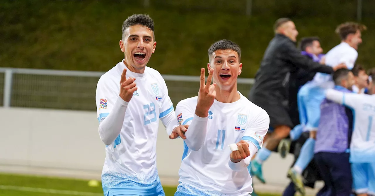 San Marino feiert historischen Nations-League-Sieg in Liechtenstein: Weltranglisten-Schusslicht steigt in Liga C auf