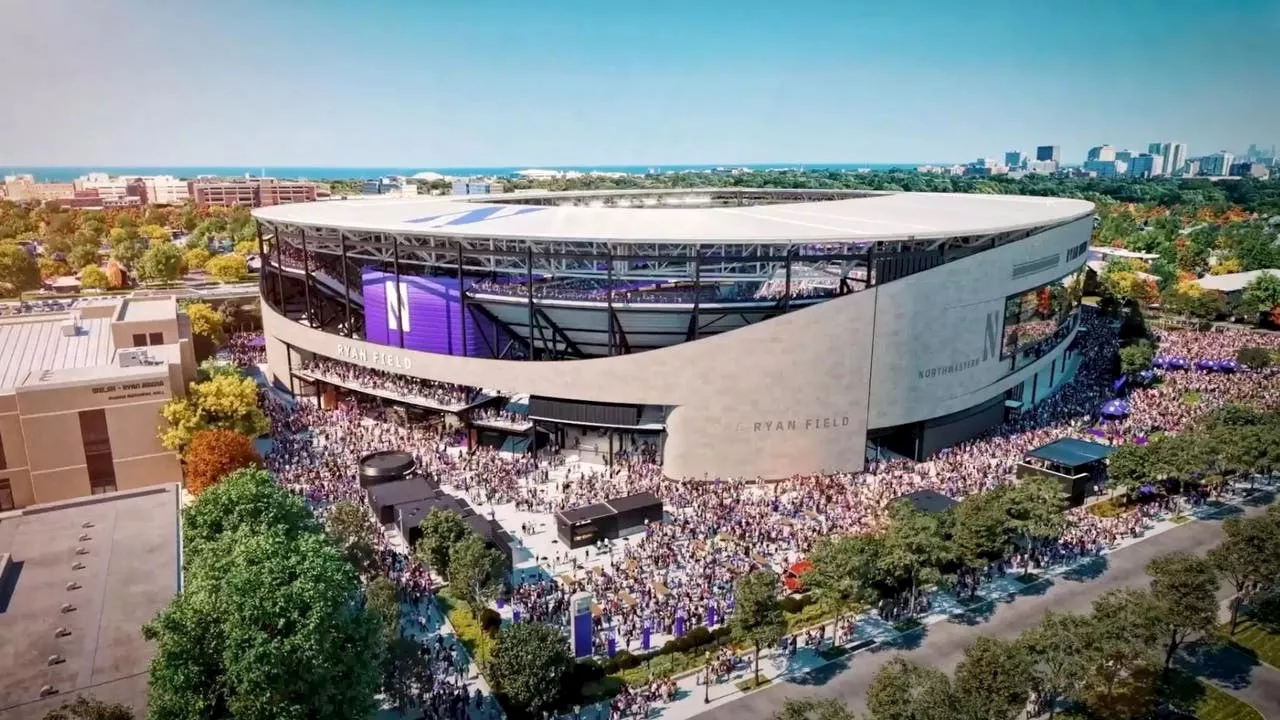 Northwestern unveils inside look of new Ryan Field coming 2026