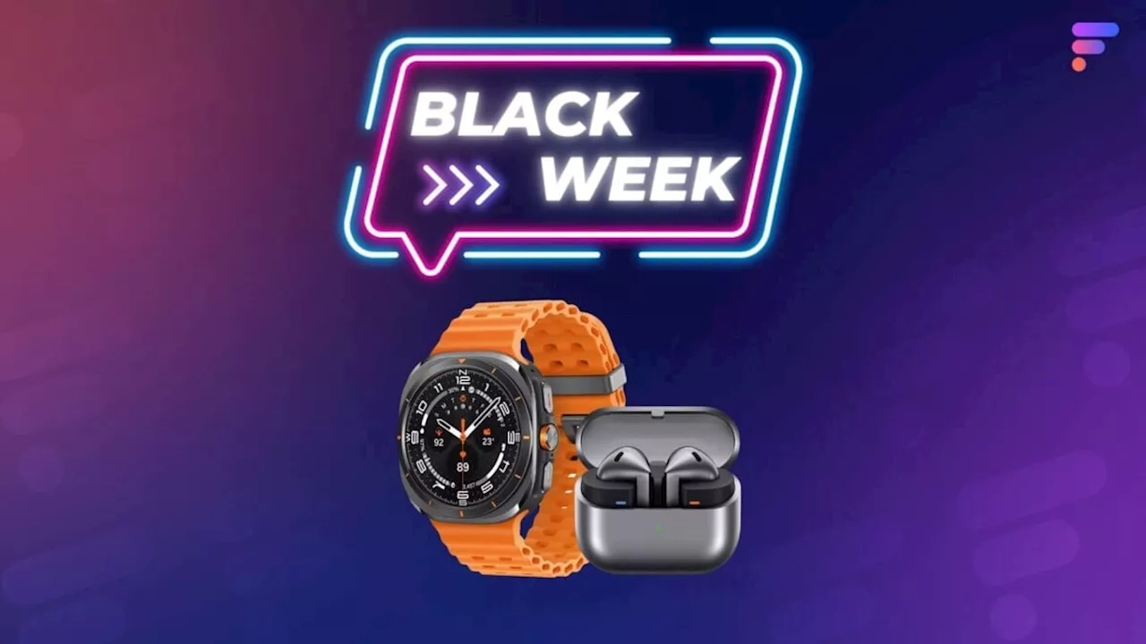 Super prix spécial Black Week pour ce pack Samsung Galaxy Watch Ultra et Galaxy Buds 3