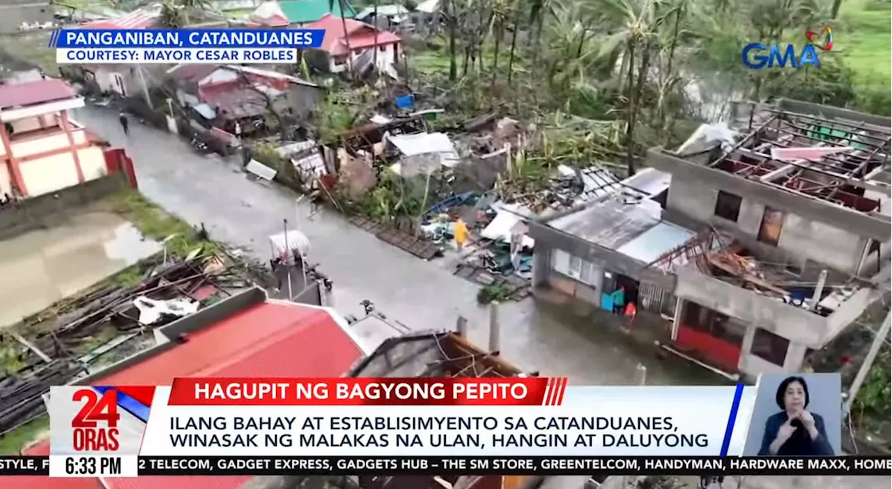 No power, communications as Super Typhoon Pepito inflicts severe damage on Catanduanes