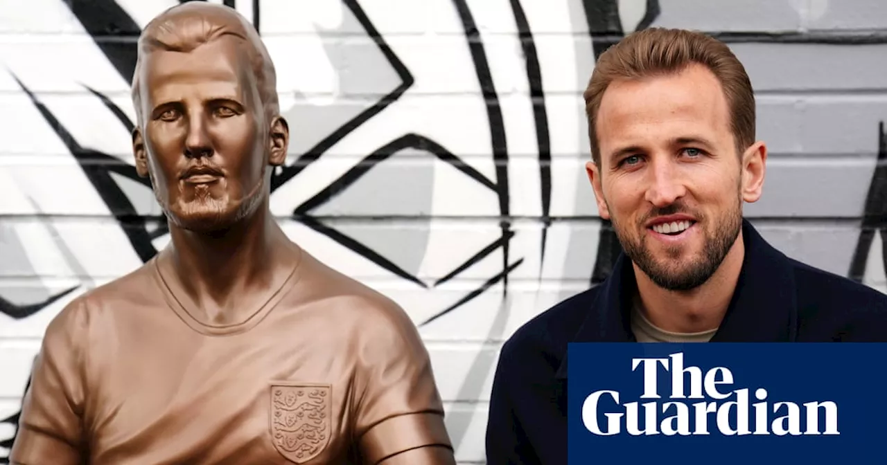 ‘Stuff of nightmares’ statue of Harry Kane unveiled after five years in storage