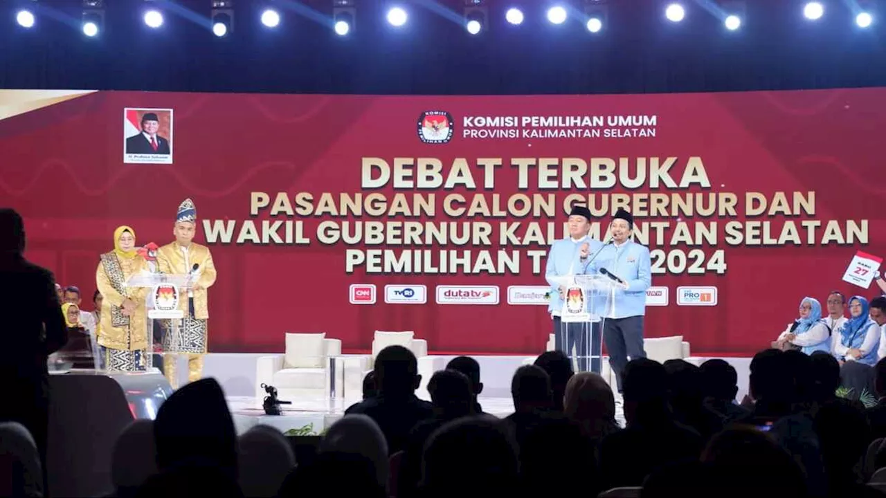 Adu Gimik di Debat Kedua Pilgub Kalsel, dari Suara Serak hingga Tangis Air Mata 