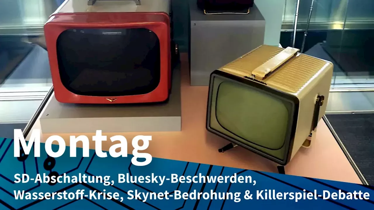 Montag: ARD und ZDF schalten SD-Fernsehen ab, Bluesky mit Beschwerde-Rekord