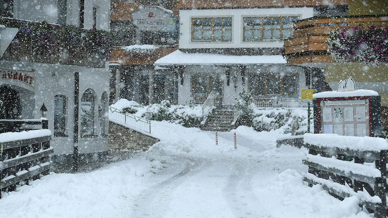 Winter-Schock bringt jetzt 'Schnee bis in tiefe Lagen'