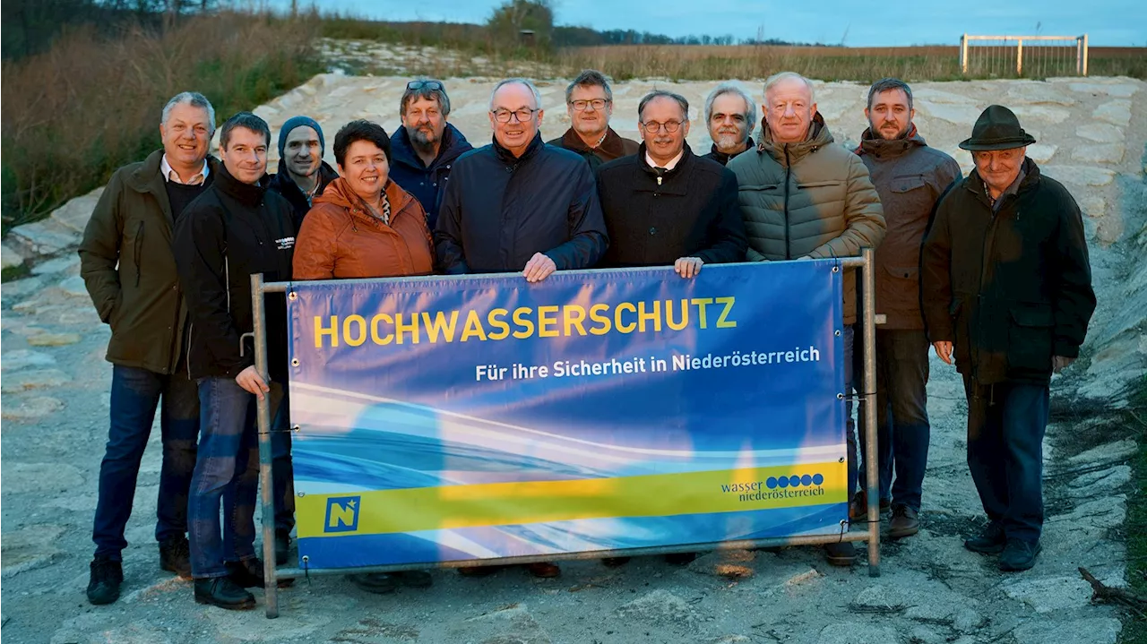  Zwei Hochwasserschutz-Projekte in NÖ fertiggestellt