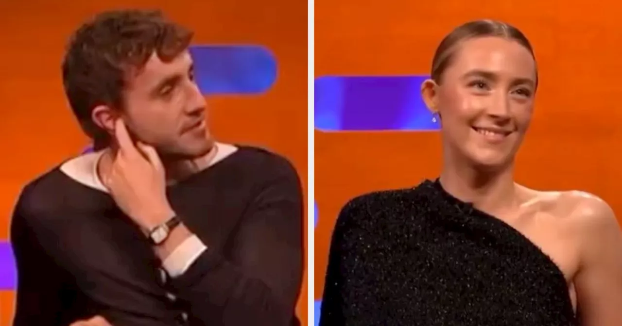 Paul Mescal Reacts To Saoirse Ronan's Viral Graham Norton Moment About Women's Safety