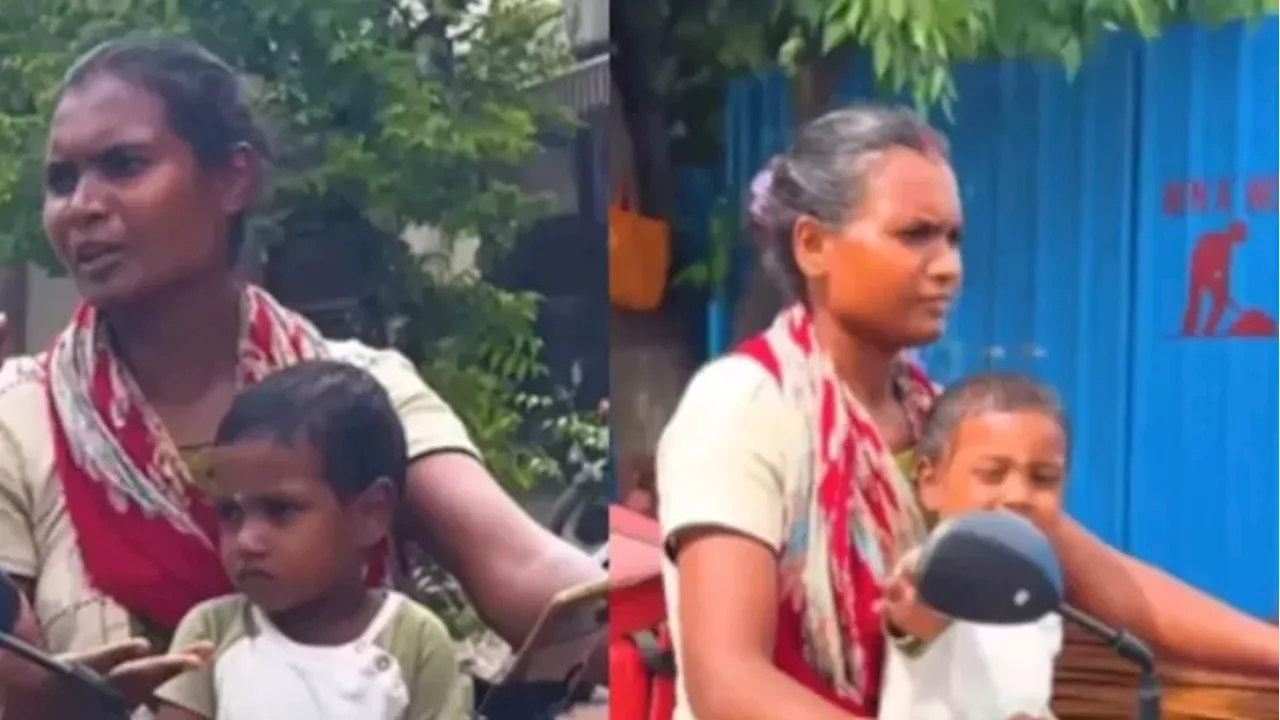 Viral Video: बेटे को बाइक पर बिठाकर घर-घर फूड की डिलीवरी करती महिला, वजह जानकर आप भी कहेंगे- वाह!मां