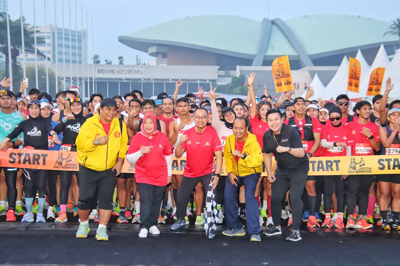 MPR & ILUNI FHUI Gelar Justisia Half Marathon, Plt Sekjen Siti Fauziah Sampaikan Ini