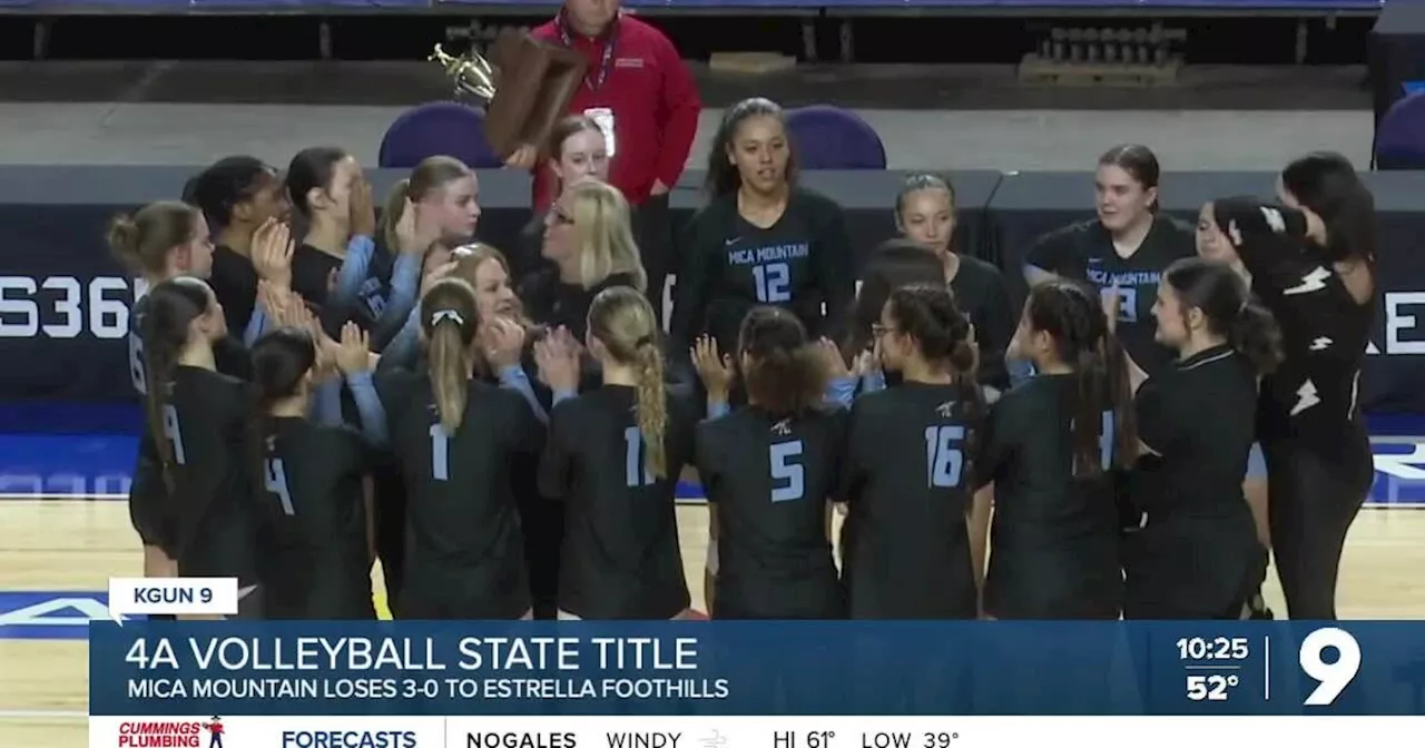 Mica Mountain Volleyball falls to Estrella Foothills in 4A State Title game