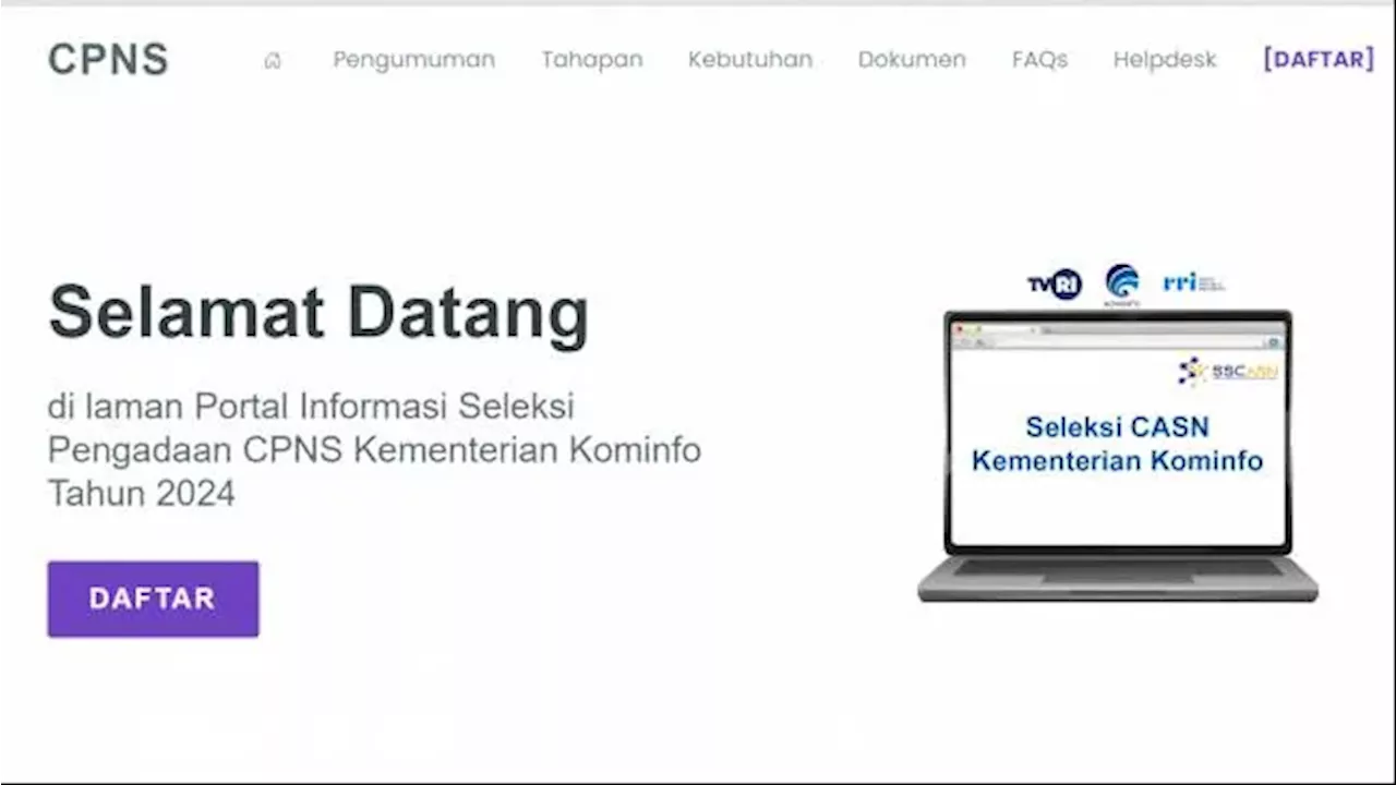 Link Cek Pengumuman Hasil SKD CPNS Kominfo 2024, Ini Jadwal Pelaksanaan SKB