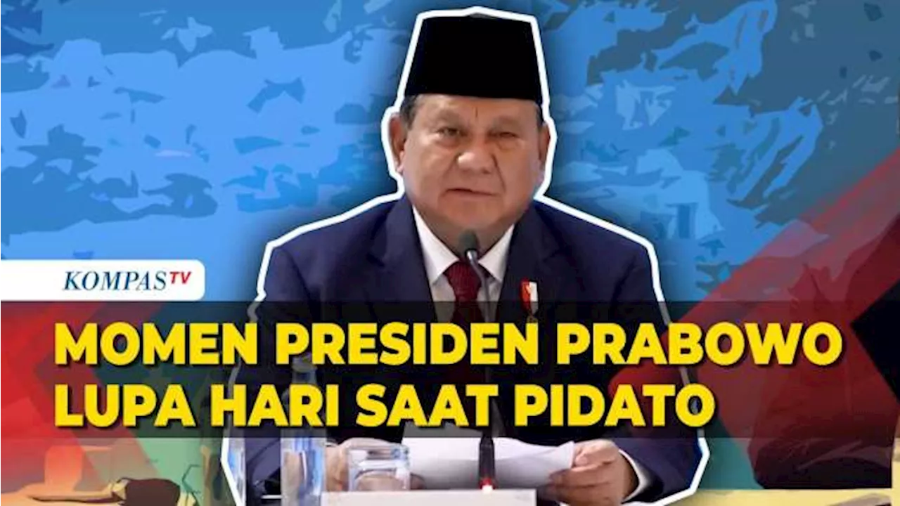 Momen Presiden Prabowo Lupa Hari, Buat Tawa Peserta Indonesia-Brazil Business Forum