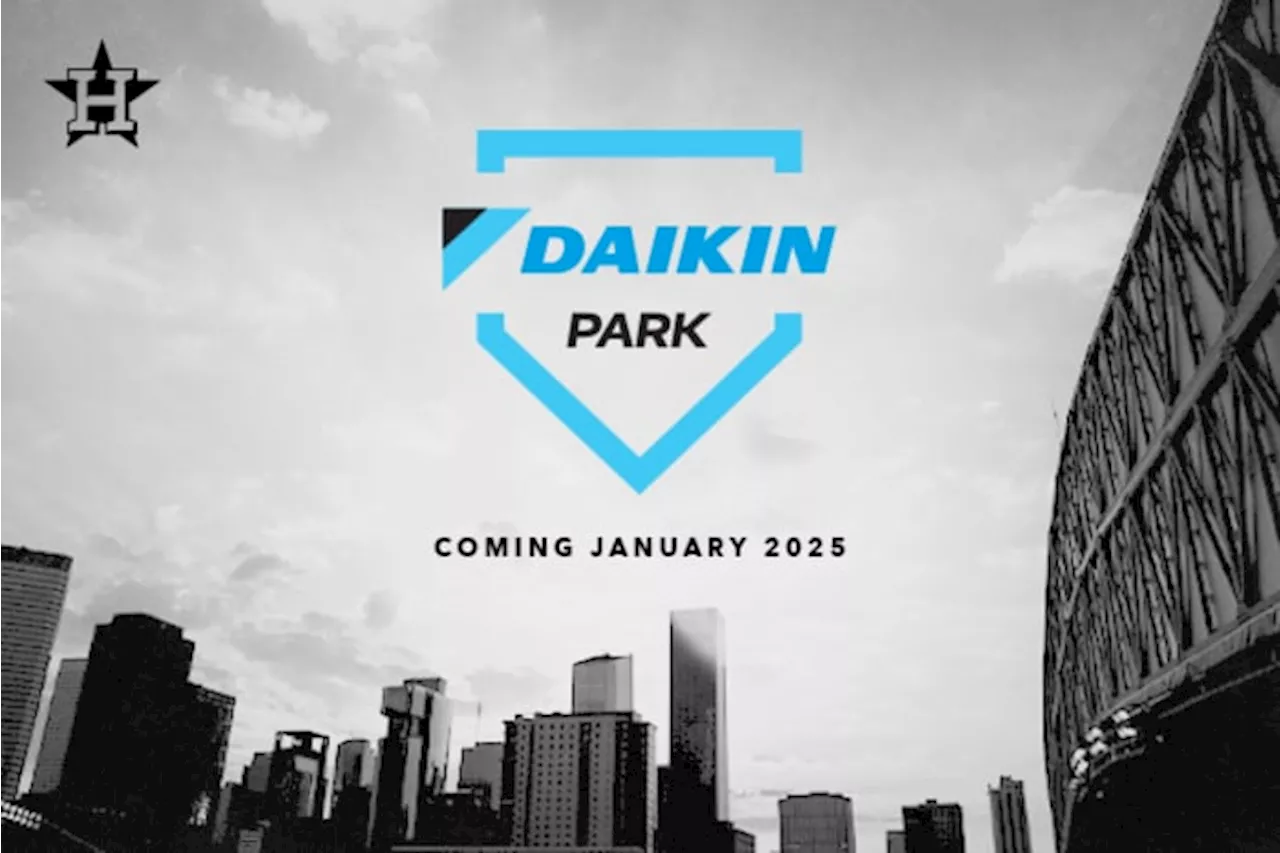 Minute Maid Park in Houston will soon be renamed Daikin Park under new business partnership