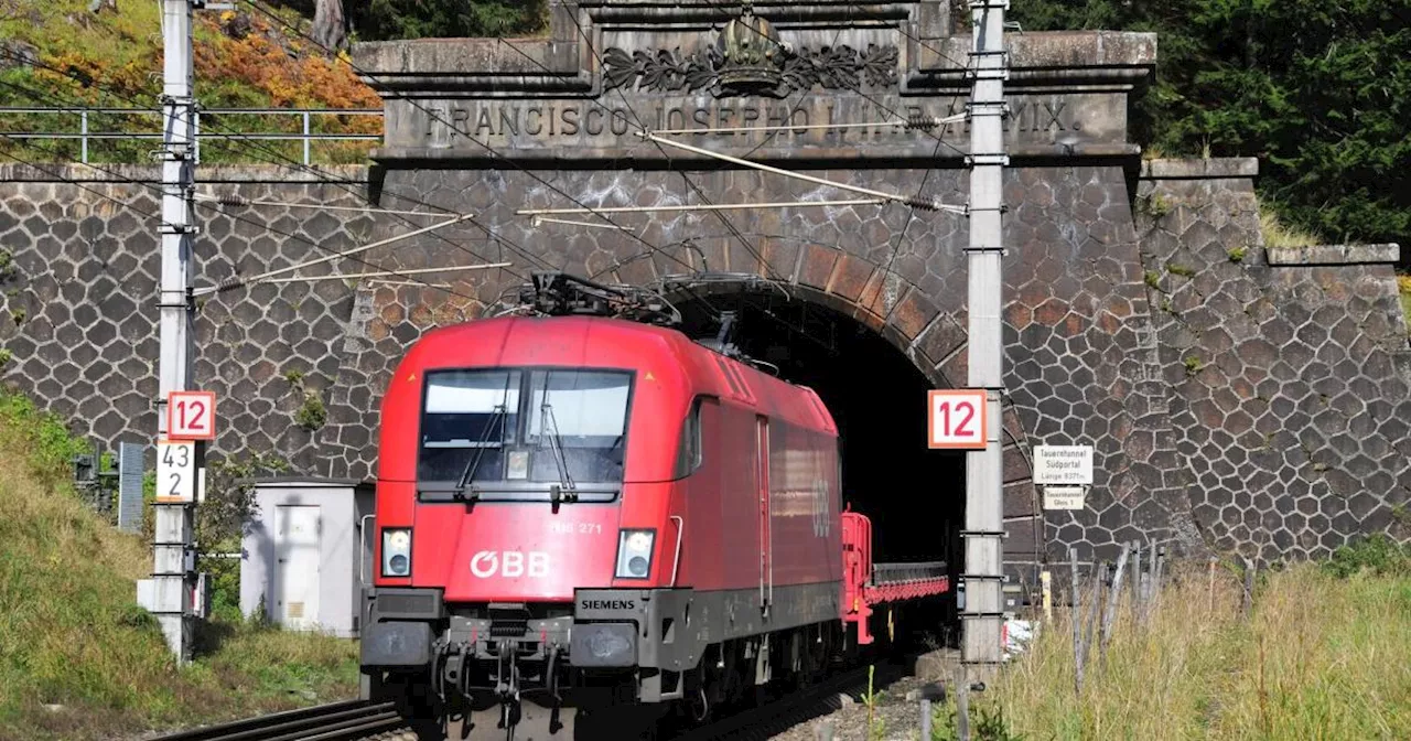 Ab heute: ÖBB-Tauerntunnel für acht Monate gesperrt