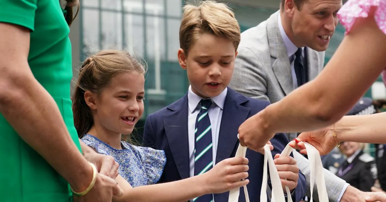 Charlotte und George in weniger als einem Jahr durch royale Regel getrennt