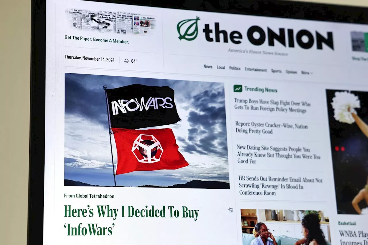 États-Unis : « The Onion » rachète « Infowars » et gagne une bataille contre la désinformation