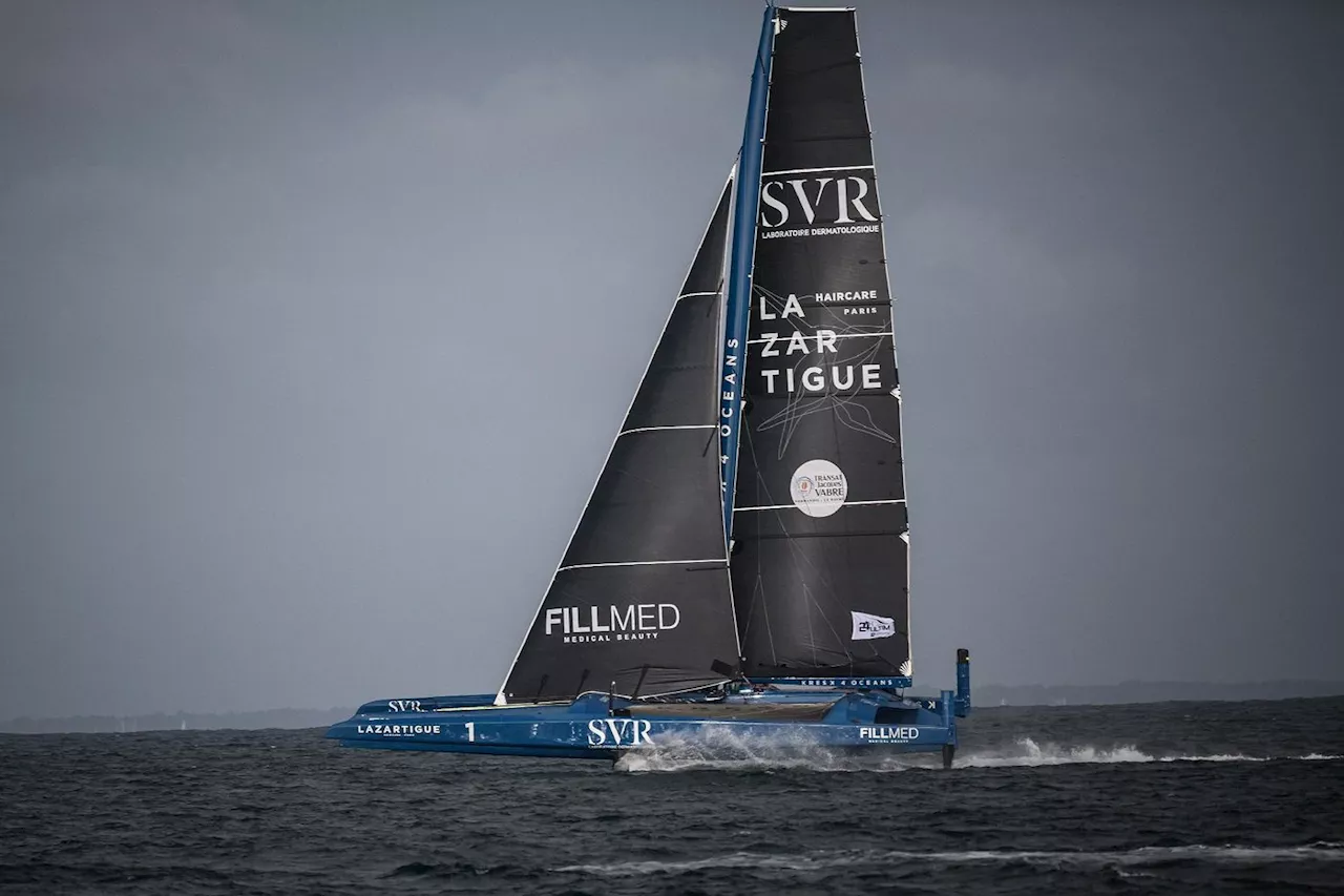 Trophée Jules-Verne: Gabart et l'équipage du SVR Lazartigue prêts à partir