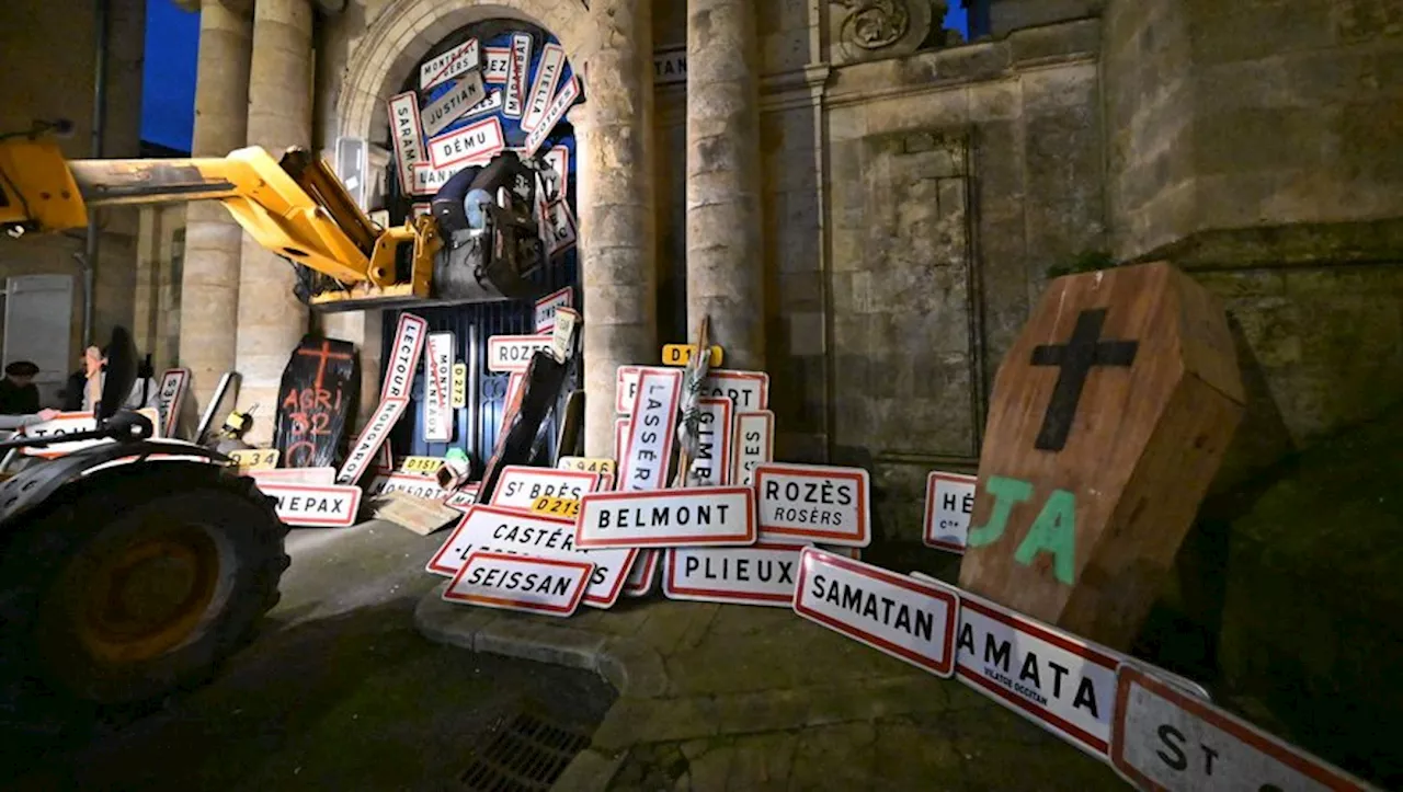 Colère des agriculteurs : 'On utilisera les moyens nécessaires, dommage pour les conséquences', des dizaines d