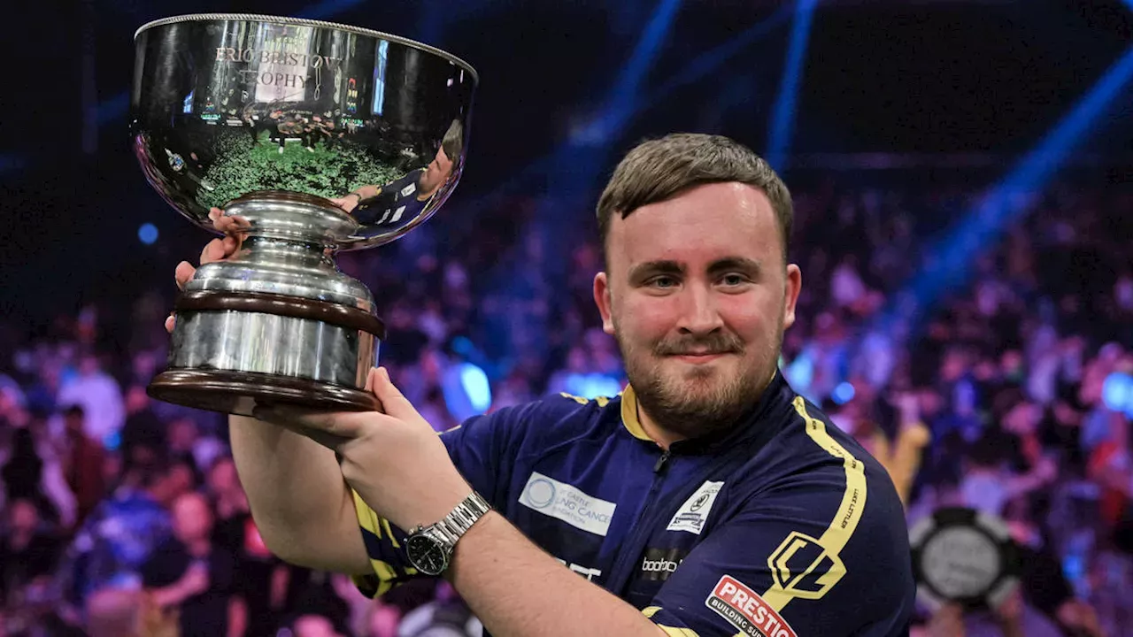 Luke Littler millionaire after winning Grand Slam of Darts in first ranking major title