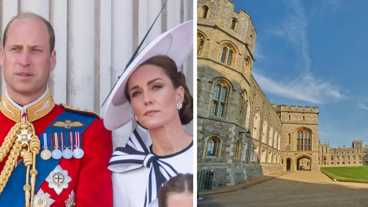 Masked thugs steal from Windsor Castle while Prince William and Princess Kate were sleeping on estate