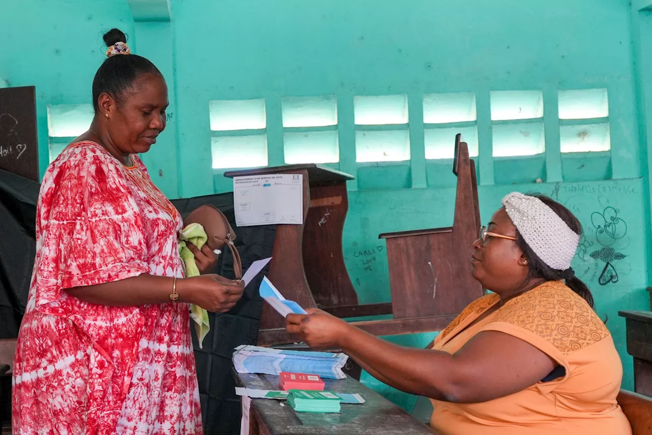 Gabon votes yes on new constitution a year after the military seized power