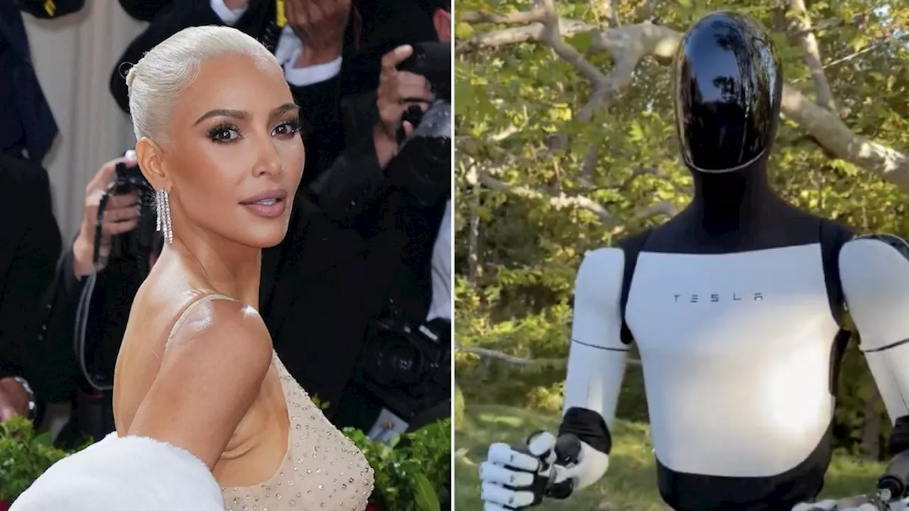 Kim Kardashian Got the New Tesla Robot Before Anyone Else and Showed Off Its Dance Moves