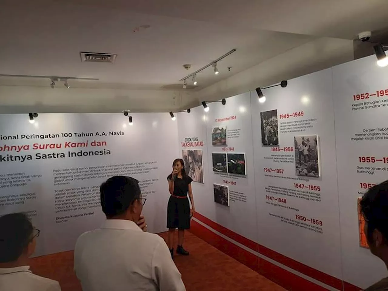 Pameran 100 Tahun Sastrawan AA Navis Digelar di Perpusnas