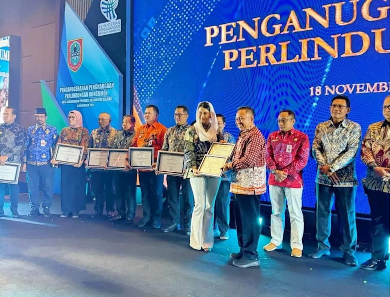 Pemkab Sleman Terima Penghargaan Perlindungan Konsumen dari Kementerian Perdagangan