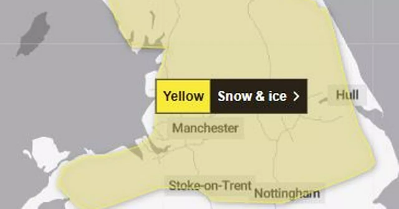 UK snow map shows the motorways hit by 15-hour Met Office warning