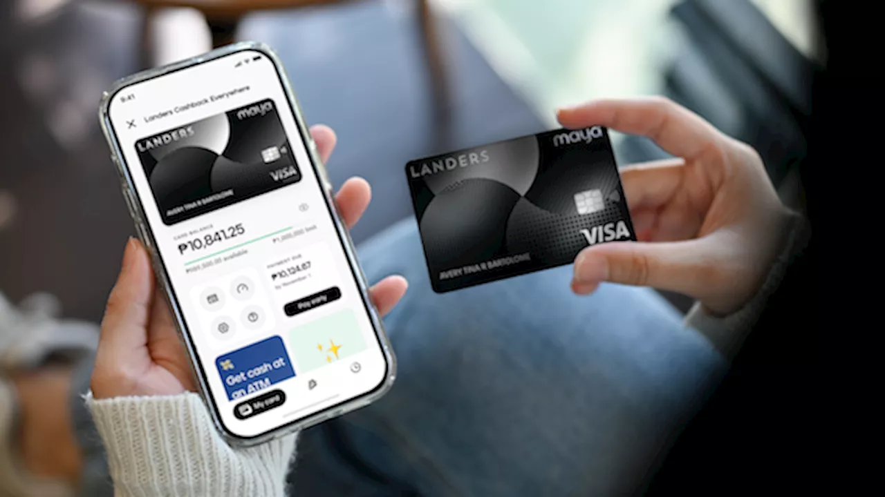 Unlock next-level perks with Landers Cashback Everywhere Credit Card by Maya