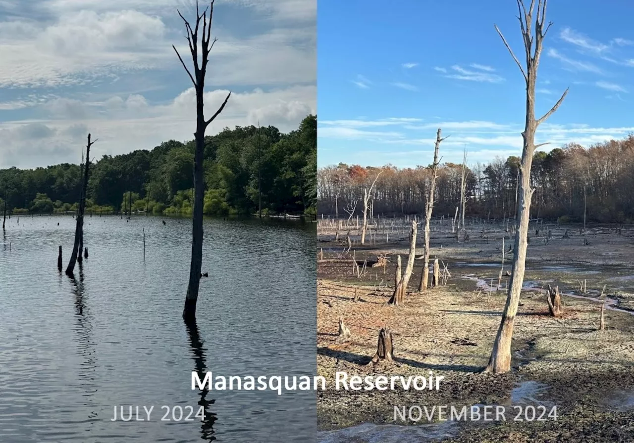 N.J. reservoir that supplies drinking water to 1.3M drops below half empty